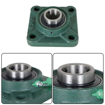 Solid Spare 4 PCS UCF205-16 Solid Base Pillow Block Flange Mounted Bearing 1" Bore 4 Bolt
