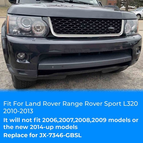 Solid Spare For 2010-2013 Land Rover Range Rover Sport Upper Bumper Diamond Mesh Grille