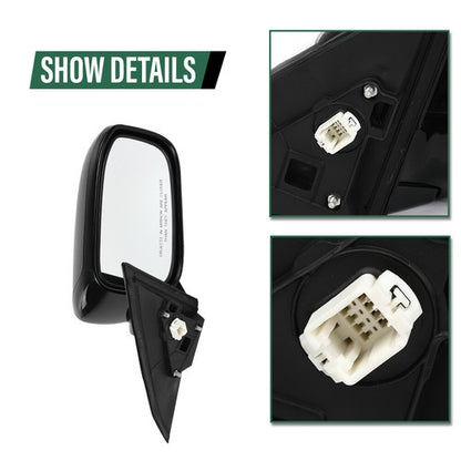 Solid Spare Fit For 2003-2007 Honda Accord Manual Folding Power Mirror Right Passenger Side