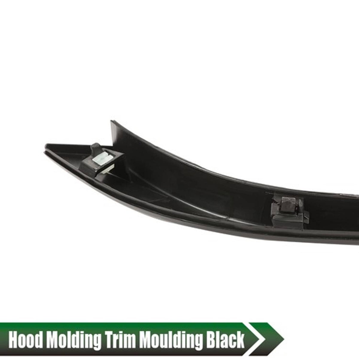 Solid Spare Fit For 2007-2015 Mini Cooper R55 R56 R58 R59 Black Grille Hood Molding Trim
