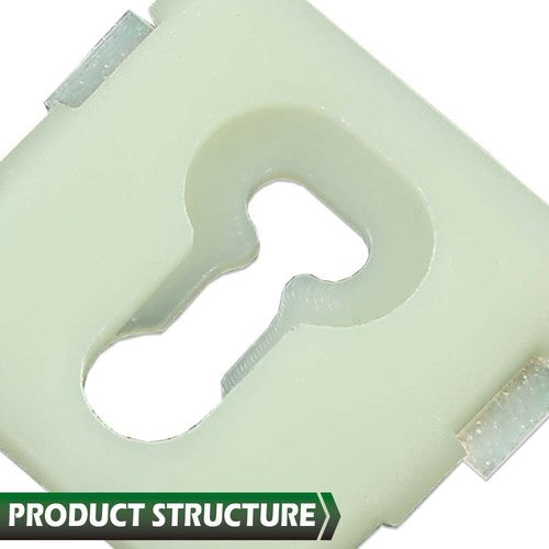 Solid Spare 10Pcs Fit For 1973-1979 Ford Pickup Truck Body Side Belt Molding Trim Clips
