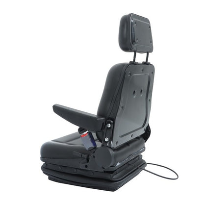 Solid Spare Suspension Adjustable Forklift & Tractor Seat Backrest Armrest Safety Belt
