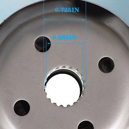 Solid Spare Wet Clutch Housing Primary Sheave Gasket Bearing For Yamaha Rhino 660 Grizzly