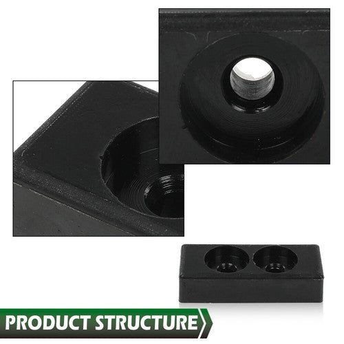 Solid Spare 3Pcs Fit For Hummer, Humvee, HOOD BUMPER SET 1233888 & 12338896 Black New