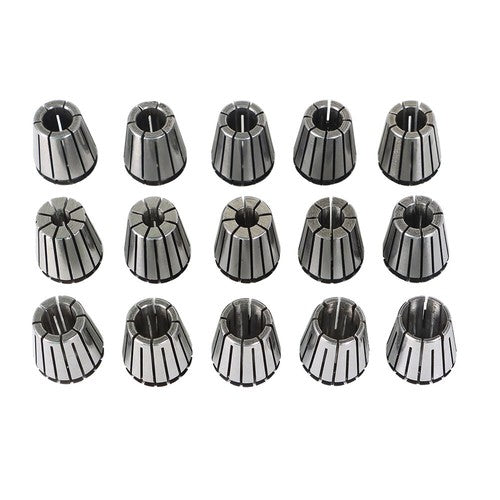 Solid Spare ER25 15Pcs Spring Collet 2MM to 16MM Set For CNC Engraving Machine Milling Lathe
