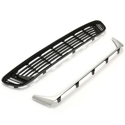 Solid Spare For Toyota Venza 13 14 15 2016 Front New Bumper Lower Grille Silver Trim Molding