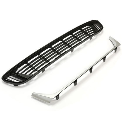 Solid Spare For Toyota Venza 13 14 15 2016 Front New Bumper Lower Grille Silver Trim Molding