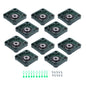 Solid Spare 10pcs UCF201-8 Pillow Block Bearing 1/2" Bore 4-Bolt Self-Aligning Solid Base
