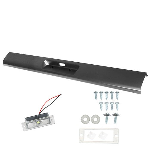 Solid Spare Steel Black Rear Bumper Roll Pan For 1995-2004 Tacoma Standard Assembly Set