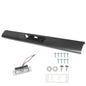 Solid Spare Steel Black Rear Bumper Roll Pan For 1995-2004 Tacoma Standard Assembly Set