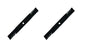 Solid Spare (2) Oregon 92-106 Mulcher Blades for John Deere 42" Cut