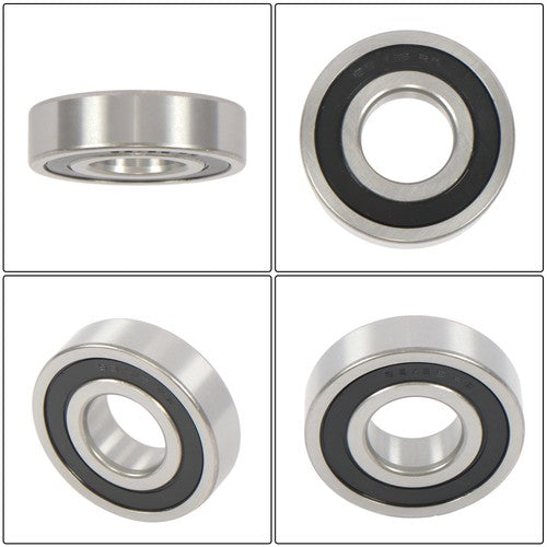 Solid Spare 4Pcs 63/32-2RS Bearings 32×75×20mm Double Rubber Seals Deep Groove Ball Bearing