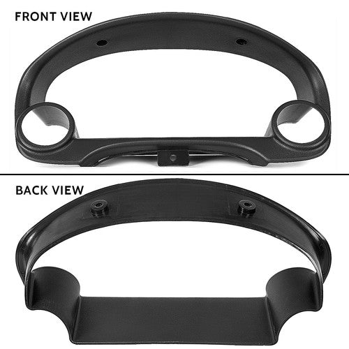 Solid Spare Dual Gauge Cluster Pod Meter Bezel 52mm for 1996-00 97 98 99 Honda Civic EK EM1