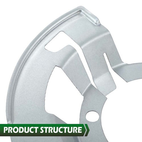 Solid Spare Front Left & Right Side Brake Dust Shield Fit For 2000-2002 Dodge Ram 2500 3500