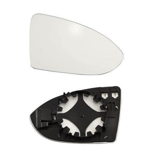 Solid Spare Right Side Mirror Glass Heated Convex with Plate For VW GOLF MK7 MK7.5 2013-2018