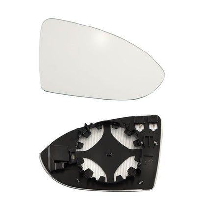 Solid Spare Right Side Mirror Glass Heated Convex with Plate For VW GOLF MK7 MK7.5 2013-2018