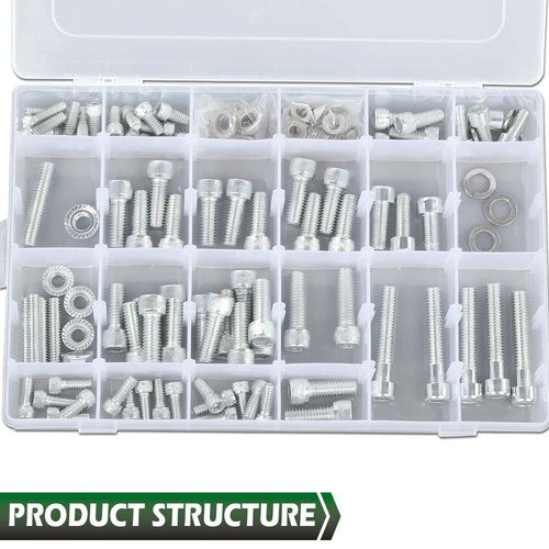 Solid Spare Fit For Chevy 283 305 327 350 400 Sb Small Block Iron Engine Bolt Kit