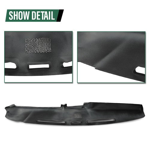 Solid Spare TPE Dashboard Dash Cover Gray Fit For 80-86 Ford F100 F150 F250 F350 Bronco