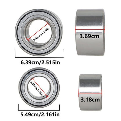 Solid Spare For Polaris Sportsman 400 450 500 600 700 X2 HO 2019 Front & Rear Wheel Bearings