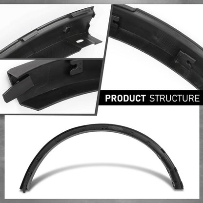 Solid Spare Rear Right Side Fender Flare Wheel Arch Molding Fit For 2020-2024 Ford Escape