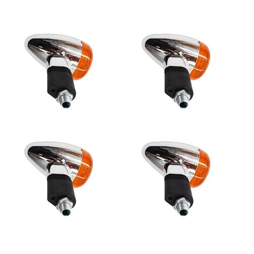 Solid Spare 4X Motorcycle LED Turn Signal Blinker Indicator Lights For Honda Suzuki Yamaha