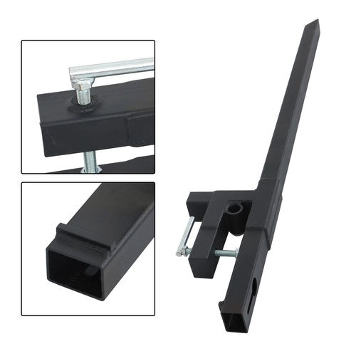 Solid Spare 60" Clamp on Pallet Forks 2000lbs for Loader Bucket Skidsteer Tractor