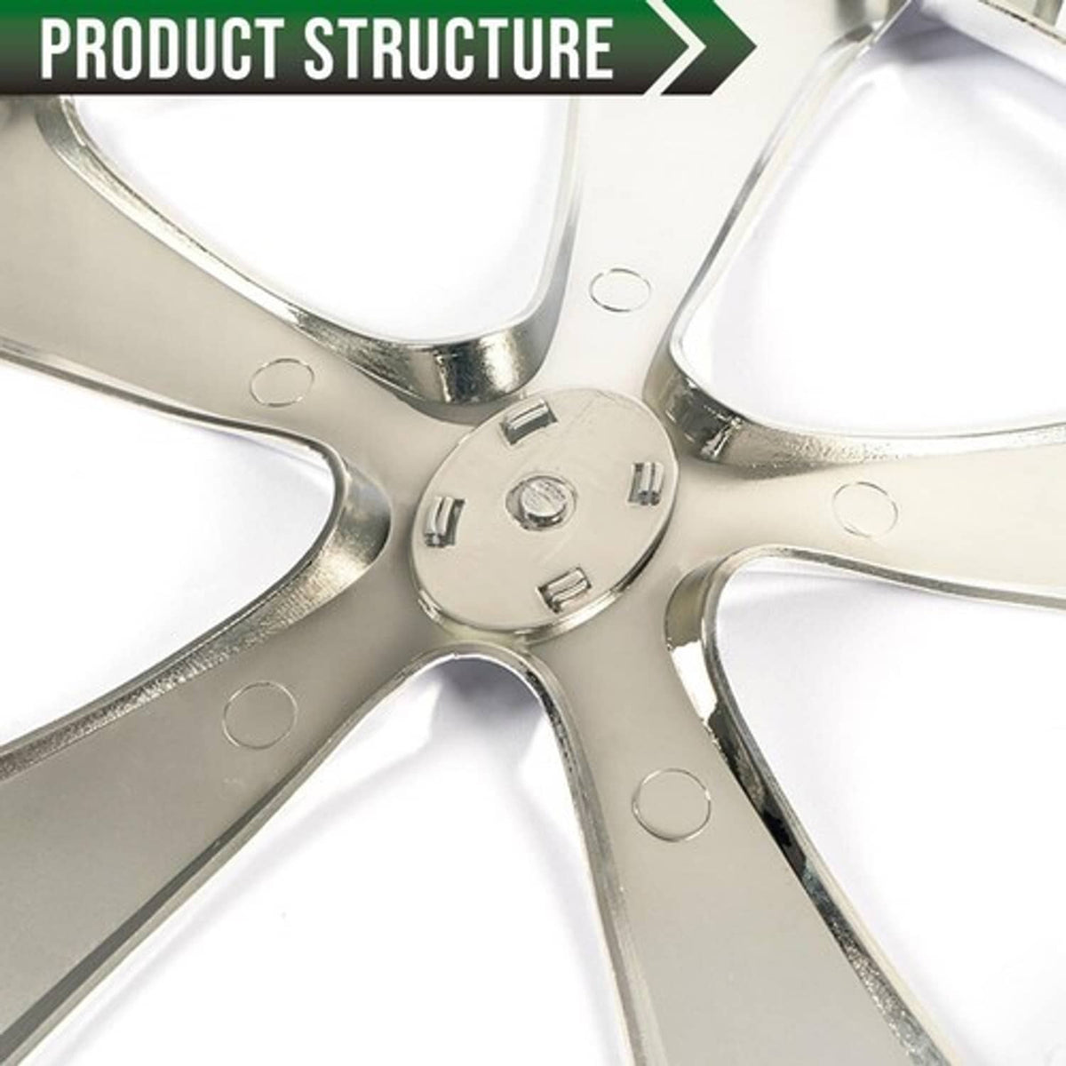 Solid Spare Fit For 2012-2015 Toyota Prius/Prius C 16 Inch Hub Cap Wheel Cover Silver 4pcs