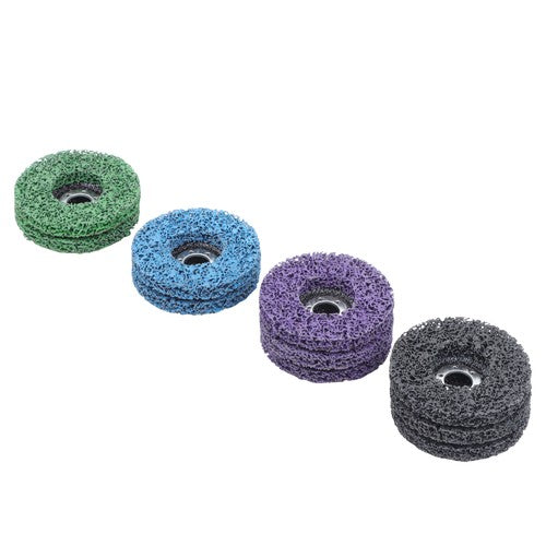 Solid Spare 3*black,2*green ,3*purple and 2*blue 10-Pack 4-1/2' x 7/8' Diamond Discs