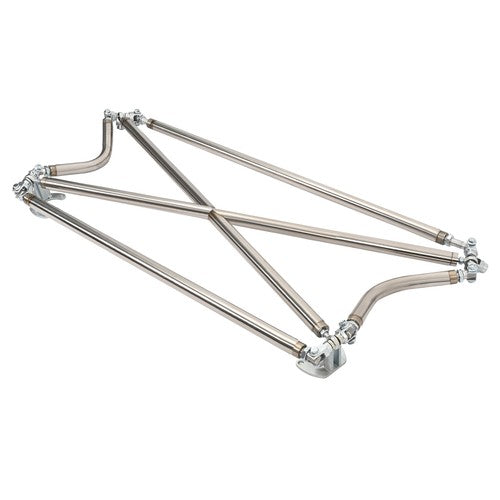 Solid Spare Rear Racing Cross Strut Bar Stainless Steel Fits Honda Civic EK9 3 Doors 92-00