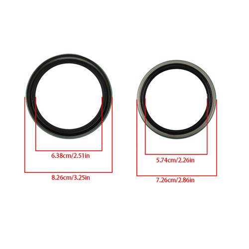Solid Spare FOR POLARIS STRUT & HUB WHEEL SEAL KIT BOTH SIDES XPLORER 300 / 400 / 500 95-02