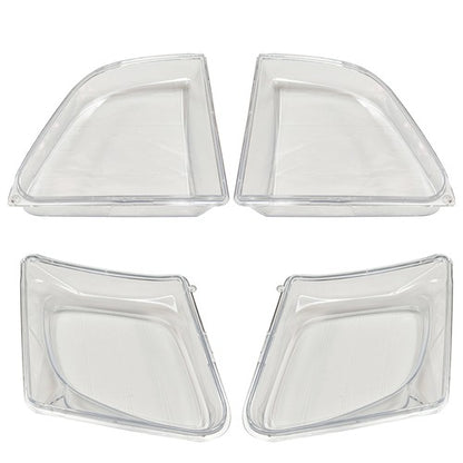 Front Headlight Clear Lens Housing + Seal Glue For Lexus LX470 1998-2007