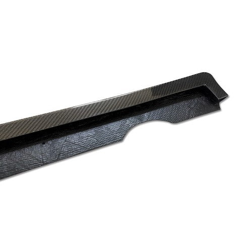 Pair Carbon Fiber Side Skirts Extension For 2013-16 Volkswagen GOLF 7 R VII MK7