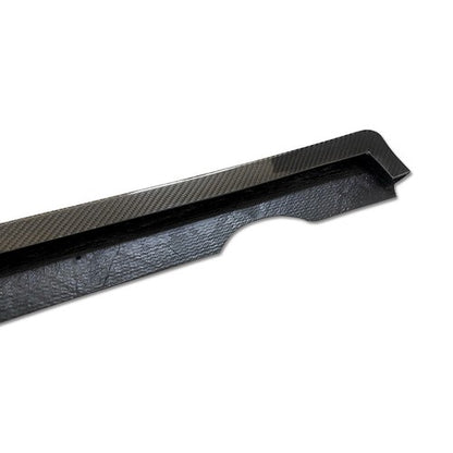 Pair Carbon Fiber Side Skirts Extension For 2013-16 Volkswagen GOLF 7 R VII MK7