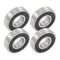 Solid Spare 4Pcs 63/28-2RS Bearings 28×68×18mm Double Rubber Seals Deep Groove Ball Bearing