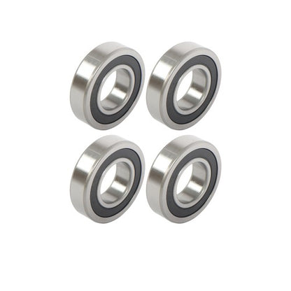 Solid Spare 4Pcs 62/32-2RS Bearings 32×65×17mm Double Rubber Seals Deep Groove Ball Bearing