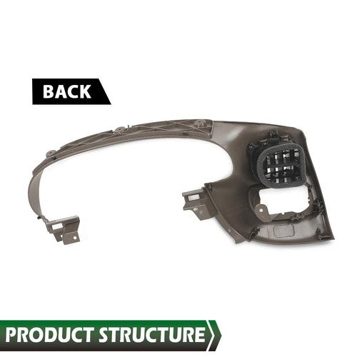 Solid Spare Fit For 1997-2003 Ford F150 Expedition Dash Instrument Cluster Bezel Panel Brown