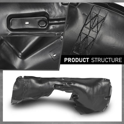 Solid Spare Front Fender Liner Splash Shield Fit For 2009-2017 Audi Q5 SQ5 Left+Right Side