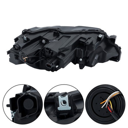Solid Spare Headlamp Headlight Assembly For Nissan Rogue S 2021-23 Left/Driver Side Full LED
