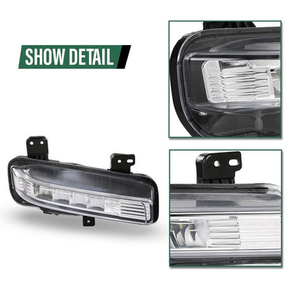 Solid Spare Fit For 20-24 Ford Explorer Front Bumper LED Fog Light Driving Lamp Right Side