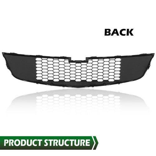 Solid Spare Fit For 11-14 Chevrolet Cruze Front Bumper Lower Grill Honeycomb Grille