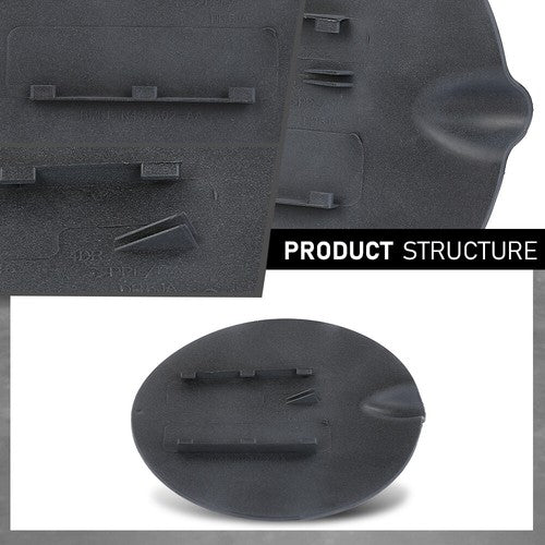 Solid Spare Fit For 2012-2018 Ford Focus Fuel Tank Filler Door Cap Cover BM5Z-54405A26-A