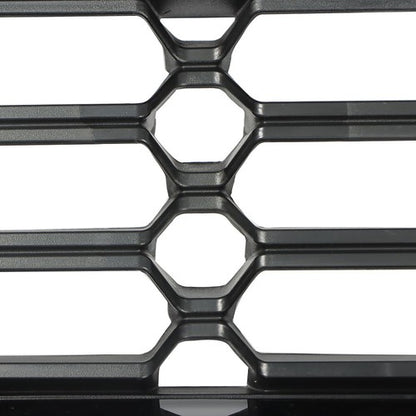 Solid Spare For Chevrolet Silverado 1500 2016-2018 Upper Black Mesh Grille Bumper Assembly