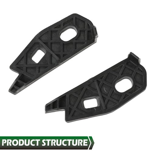 Solid Spare Fit For Chevrolet Malibu 2016-2018 Front Bumper Brackets Retainer Support 6Pcs
