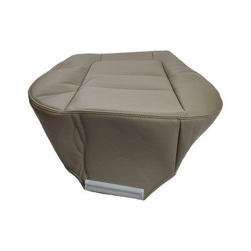For 2001 Ford F250 F350 Front Left Driver Bottom & Top Leather Seat Cover Tan