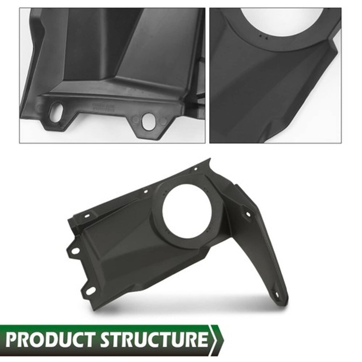 Solid Spare Front Dash Speaker Pods Stereo Panel Mount Kit Fit For Can-Am Maverick X3 17-24