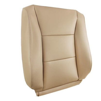 Solid Spare Leather Front Driver & Passenger Covers Tan Suit For 98-07 Toyota Land Cruiser