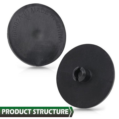 Solid Spare 12pcs 2" Leaf Spring End Tip Pad Anti Squeak Insert Cushion Plastic Silencer