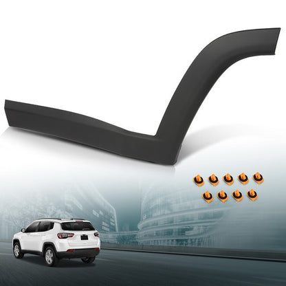 Solid Spare Fit For 2017-2024 Jeep Compass Rear Door Molding Left Driver Side CH1504111
