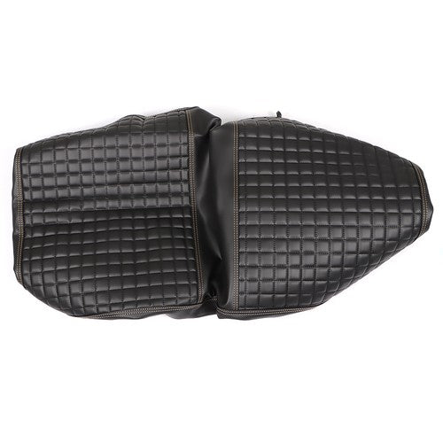Solid Spare Black Golf Cart Diamond Seat Cover Kit For Club Car Precedent Seat Cushion
