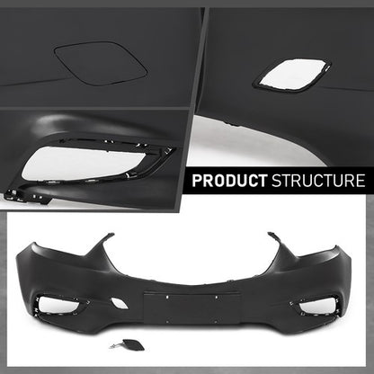 Solid Spare Fit For 17-21 Buick Encore Front Bumper Cover Fascia w/o Sensor Hole GM1014128